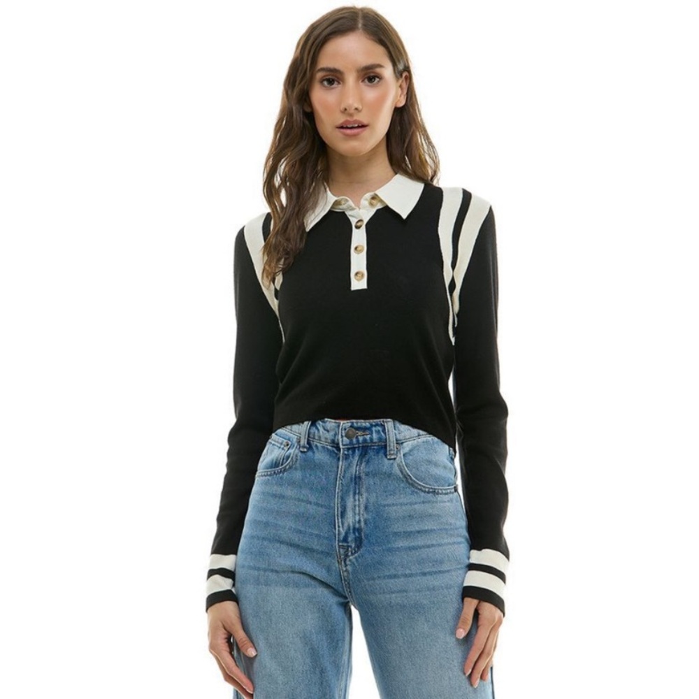 ON THE FIFTH| NWOT White Striped Women's Set